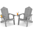 Adirondack Chair Set - Adult & Kids Pair for Patio