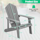 Adirondack Chair Set - Adult & Kids Pair for Patio by DirectDeals
