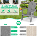 Adirondack Chair Set - Adult & Kids Pair for Patio by LJGDeals
