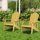 Adirondack Chair Set - Adult & Kids Pair for Patio