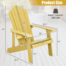 Adirondack Chair Set - Adult & Kids Pair for Patio