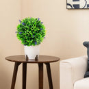 2 Pieces Artificial Lavender Topiary Balls with Flowers by LJGDeals
