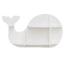 2 Pieces Floating Dolphin Shelves Wall Mounted Storage Display Rack by LJGDeals