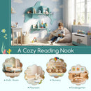 2 Pieces Floating Dolphin Shelves Wall Mounted Storage Display Rack by LJGDeals