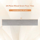 Set of 2 Floor Tile Vinyl Flooring Waterproof Vinyl Plank Flooring by DirectDeals