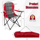 Folding Camping Chairs for Adults with Cup Holders (2-Pack) by LJGDeals