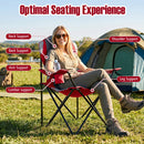 Folding Camping Chairs for Adults with Cup Holders (2-Pack) by DirectDeals