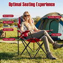 Folding Camping Chairs for Adults with Cup Holders (2-Pack) by LJGDeals