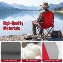 Folding Camping Chairs for Adults with Cup Holders (2-Pack) by DirectDeals