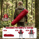 Folding Camping Chairs for Adults with Cup Holders (2-Pack) by LJGDeals