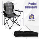 Folding Camping Chairs for Adults with Cup Holders (2-Pack) by LJGDeals