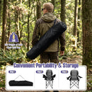 Folding Camping Chairs for Adults with Cup Holders (2-Pack) by DirectDeals