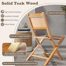 2 Pieces Folding Patio Chairs with Inclined Backrest by LJGDeals