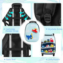 2 Pieces Kids Carry-on Luggage Set with 12 Inch Backpack