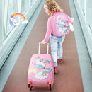 2 Pieces 18 Inch Kids Luggage Set with 12 Inch Backpack by LJGDeals