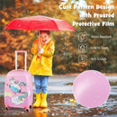 2 Pieces 18 Inch Kids Luggage Set with 12 Inch Backpack by LJGDeals