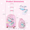 2 Pieces 18 Inch Kids Luggage Set with 12 Inch Backpack by LJGDeals