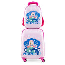 2 Pieces Kids Carry-on Luggage Set with 12 Inch Backpack by LJGDeals