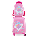 2 Pieces Kids Carry-on Luggage Set with 12 Inch Backpack by LJGDeals