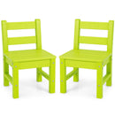 2 Pieces Kids Learning Chair set with Backrest
