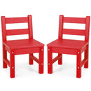 2 Pieces Kids Learning Chair set with Backrest by LJGDeals