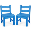 2 Pieces Kids Learning Chair set with Backrest by LJGDeals
