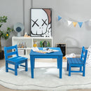 2 Pieces Kids Learning Chair set with Backrest by LJGDeals