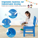 2 Pieces Kids Learning Chair set with Backrest by LJGDeals
