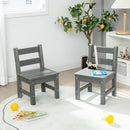 2 Pieces Kids Learning Chair set with Backrest
