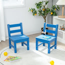 2 Pieces Kids Learning Chair set with Backrest