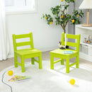 2 Pieces Kids Learning Chair set with Backrest by LJGDeals