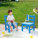 2 Pieces Kids Learning Chair set with Backrest by LJGDeals