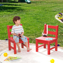 2 Pieces Kids Learning Chair set with Backrest