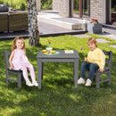 2 Pieces Kids Learning Chair set with Backrest