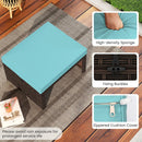 Multipurpose Outdoor 2 Pieces Patio PE Rattan Ottomans Footstool by LJGDeals