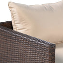 2 Pieces Patio Furniture Sofa Set with Cushions and Sofa Clips by LJGDeals