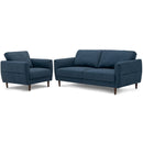 2 Pieces Upholstered Sofa Set with Removable Cushion Covers by LJGDeals