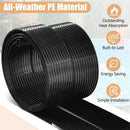 2 Pieces 10/16.4/20 Feet Weatherproof Solar Swimming Pool Heating System by LJGDeals