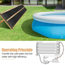 2 Pieces 10/16.4/20 Feet Weatherproof Solar Swimming Pool Heating System by LJGDeals