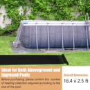 2 Pieces 10/16.4/20 Feet Weatherproof Solar Swimming Pool Heating System by LJGDeals
