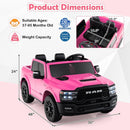 2 Seater 24V Ride on Toy for Big Kids Licensed Ram Truck with Remote and Music by LJGDeals