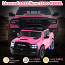 2 Seater 24V Ride on Toy for Big Kids Licensed Ram Truck with Remote and Music by LJGDeals