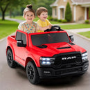 2 Seater 24V Ride on Toy for Big Kids Licensed Ram Truck with Remote and Music by LJGDeals