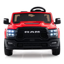 2 Seater 24V Ride on Toy for Big Kids Licensed Ram Truck with Remote and Music
