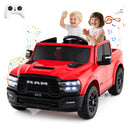 2 Seater 24V Ride on Toy for Big Kids Licensed Ram Truck with Remote and Music