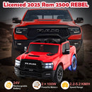 2 Seater 24V Ride on Toy for Big Kids Licensed Ram Truck with Remote and Music by LJGDeals