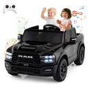 2 Seater 24V Ride on Toy for Big Kids Licensed Ram Truck with Remote and Music