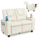 2-Seater Kids Recliner Double Toddler Sofa Chair with 2 Cup Holders by LJGDeals