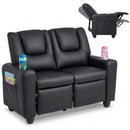 2-Seater Kids Recliner Double Toddler Sofa Chair with 2 Cup Holders by LJGDeals