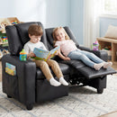 2-Seater Kids Recliner Double Toddler Sofa Chair with 2 Cup Holders